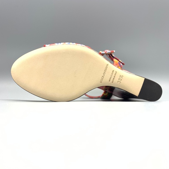 ⚡️SOLD! NIB DOLCE & GABBANA Majolica Wedges Sandal - Picture 8 of 8